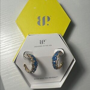 BP Gold Hoops The Carolina Earrings ER53309 - Bomb Party